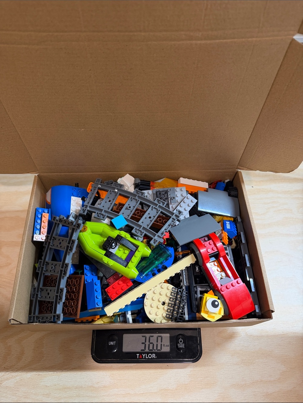 Bulk Mixed Lego Bricks Parts Pieces Lot, Clean Genuine Lego 2 LB